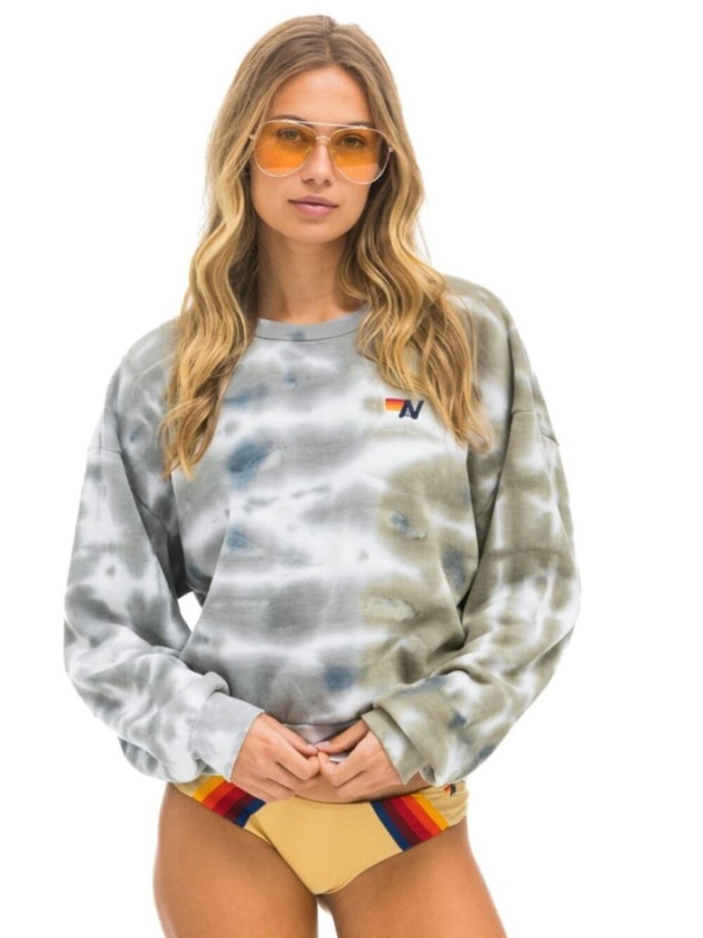 Aviator Nation Tie Dye Crewneck